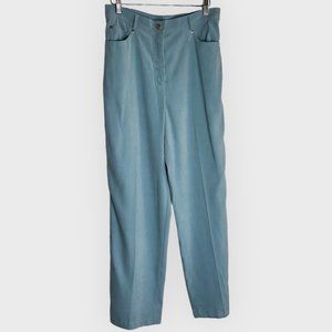 Vtg St. John by Marie Gray Sport Women's Light Blue Straight Leg Dress Pants 10